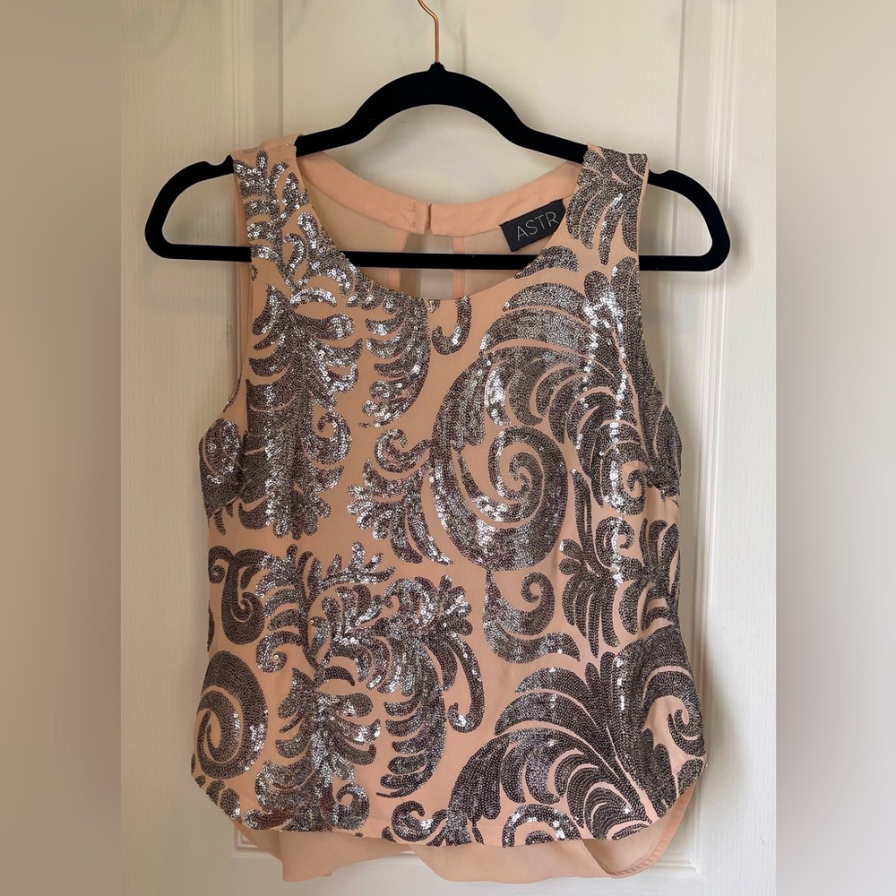 ASTR Blouse sequin design Small